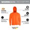 Milwaukee Tool Hoodie, S, Orange, Men's M550A-S - alternate 9