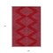 Homeroots 9' X 12' Red And Gray Geometric Washable Indoor Outdoor Area Rug 598786 - alternate 7
