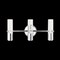 Jonathan Y Bolha 18 in. 3-Light Minimalist Modern Bubble Acrylic/Iron Integrated LED Vanity Light, Chrome JYL7224A - alternate 15