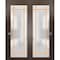 Sartodoors Sliding Closet Bypass Doors with Hardware Planum 2113 72x80 (2* 36x80) Solid Core Modern Interior PLANUM2113DBD-CA-72 x 80 (2* 36x80) - alternate 1