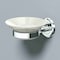 Gatco Latitude II Porcelain Soap Dish, Chrome 1940 - alternate 2