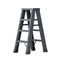 Wrightmaster 3.8 ft. Aluminum Step Ladder, 7 ft. Reach with Double-Reinforced Pedal, 300 lb. Capacity ZoroHRZJ4B - alternate 1