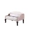 Homeroots Silver Velour Baby Grand Piano Storage Bench 469437 - alternate 4