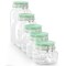 Martha Stewart 5 Piece Glass Canister Set with Jadeite Green Lids 120089.05R - alternate 5
