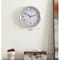 Clockswise 10-in Round Quartz Wall Clock Non-Ticking Battery Operated with Silent Sweep Movement,  QI004745.WT.10 - alternate 9