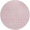 Homeroots 8' Pink And Ivory Round Geometric Washable Indoor Outdoor Area Rug 595585 - alternate 4