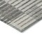 Homeroots 3' X 5' Beige Ivory And Taupe Striped Washable Indoor Outdoor Area Rug 613151 - alternate 8
