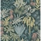 A-Street Prints Everglades Dark Green Botanical Wallpaper 4172-27480 - alternate 1