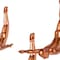 Homeroots Set of Three Bronze Resin Diving Man Hanging Dimensional Sculpture, 3PK 332363 - alternate 4