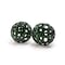 Homeroots Set of Two Green Aluminum Hand Painted Decorative Orbs, 2PK 722456 - alternate 3