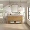 James Martin Vanities Breckenridge 60 in. Single Vanity, Light Natural Oak, w/ 3 CM Victorian Silver Quartz Top 330-V60S-LNO-3VSL - alternate 6