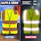 Neiko Safety Vest with Pockets, 3 Pocket, High Visibility Vest, Reflective Strips, Zipper Front XX-Small 53986A - alternate 7