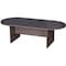 Boss Race Track Conference Table, 95"Wx43"D, Driftwood N136-DW - alternate 1
