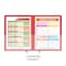 C-Line Products 8-1/2" x 11" Red Classroom Connector School-to-Home Folders, 25/BX 32004 - alternate 6