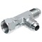 Gates Male JIC 37 Flare to Female JIC 37 Flare Swivel to Male JIC 37 Flare - Tee G60473-2424 - alternate 6