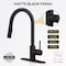 Anzzi 16 in. 1-Handle Pull-Down Sprayer Kitchen Faucet in Matte Black with 1.8 GPM and Dual Spray Modes KF-AZ601MB - alternate 8