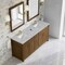 James Martin Vanities Bellshire 72" Dbl Vanity, Honey Oak, 3 CM Victorian Silver Silestone Top, FreePower Wireless Charger 660-V72-HNO-FVSL - alternate 10