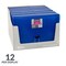 C-Line Products 8-1/2" x 11" Blue Horizontal 7-Pocket Expanding File, 12EA/DS 48305-DS - alternate 4