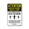 Signmission PSA Hospital Patients Guests And Staff Social Distancing 18in X 12in Wall Graphic, NS-RD-1218-25400 OS-NS-RD-1218-25400 - alternate 1