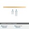 Amerock Cyprus 5-1/16 inch 128mm Center-to-Center Champagne Bronze Cabinet Pull BP9362CZ - alternate 4