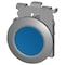 Siemens Pushbutton, 30 mm, round, Metal, matte, blue, front ring 3SU1060-0JB50-0AA0-ZY19 - alternate 3
