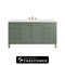 James Martin Vanities Chicago 60 in. Single Vanity, Smokey Celadon, w/ 3 CM Ethereal Noctis Silestone Top 503-V60S-SC-FENC - alternate 1