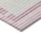 Homeroots 3' X 5' Pink And Ivory Striped Washable Indoor Outdoor Area Rug 610492 - alternate 6