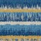 Homeroots 9' X 12' Navy Blue Gold And Ivory Striped Washable Indoor Outdoor Area Rug 598374 - alternate 9