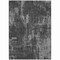 Homeroots 9' X 12' Black And Ivory Geometric Washable Indoor Outdoor Area Rug 594525 - alternate 8