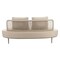 Homeroots 75" Beige Fabric Sofa 667656 - alternate 8