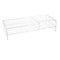 Kantek Premium Clear Acrylic Monitor Stand with Storage Shelf & Phone Holder AMS340 - alternate 1