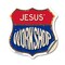 Signmission Jesus's Workshop, 18 Inch X 18 Inch, Vinyl Decal SHI-D-18-489-JESUS - alternate 1