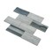 Apollo Tile Gray Beige 11.5 in x 11.5 in Recycled Glass Matte Floor and Wall Subway 9.18 sqft/case, 10PK APLNNR8807GRA - alternate 7