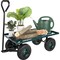 Pure Garden Garden Cart Rolling Wagon Cart w/ 650lb Capacity, All-Terrain Wheels Garden Carts & Wagons 50-LG1405 - alternate 10