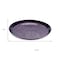 Homeroots 14" Purple Metal Etched Round Serving Tray 634489 - alternate 7
