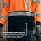 Ergodyne M Orange Class 3 Hi-Vis Long Sleeve Shirt Black Bottom 8369BK - alternate 6