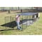 K9 Kennel Store K9 Kennel Castle With 4ft X 8ft X 5ft Tall Run and Metal Cover Complete C5T4X8KC - alternate 3