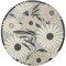 Homeroots 8' Beige Round Floral Indoor Outdoor Area Rug 527637 - alternate 9