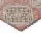 Homeroots 3' X 5' Salmon And Beige Floral Washable Indoor Outdoor Area Rug 610775 - alternate 9