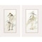 Homeroots Set Of Two Stilt Birds White Framed Print Wall Art, 2PK 526076 - alternate 1