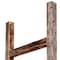 Homeroots 48" Gray Rustic Four Step Wood Ladder Shelf 380333 - alternate 4