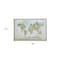 Homeroots Animal World Map Black Floater Frame Print Wall Art 573462 - alternate 7