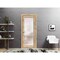 Sartodoors Sliding French Pocket Door Planum 2102 Oak Solid Core Modern Interior PLANUM2102PD-DUB-18 - alternate 1