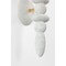 Troy Lighting Cullen 1 Light Wall Sconce, Vintage Gold Leaf and Ceramic Gypsum Clay, 6 In x 19.75 In B5520-VGL/CGL - alternate 8