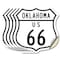 Signmission Oklahoma Route Marker Shield Sign Us 66, 4 inch X 4 inch, Vinyl Decal, 5PK SHI-D-5PACK-4-426 - alternate 1