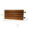 Homeroots 30" Brown Wall Mount Teak Rectangular Shower Bench 549331 - alternate 6