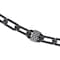 Mr. Chain 2" x 100' Slate Gray Reflective Plastic Safety Chain 52057-100 - alternate 1