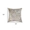 Homeroots Set of Two 18" Natural and Gold Abstract Cowhide Throw Pillows with Glitter, 2PK 544609 - alternate 6