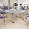 Flash Furniture Commercial Adjustable Height Flower Activity Table with Locking Casters-Gray XU-A60-FLR-GRY-T-A-CAS-GG - alternate 10