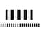 Teacher Created Resources Modern Farmhouse Black Stripes Straight Border Trim, 35 Feet Per Pack, 6PK TCR8512 - alternate 2